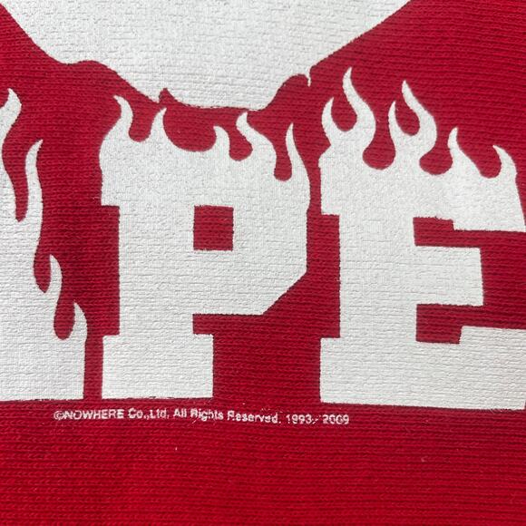 BAPE 2009 Flames College Logo Crewneck Size M - Picture 4 of 8